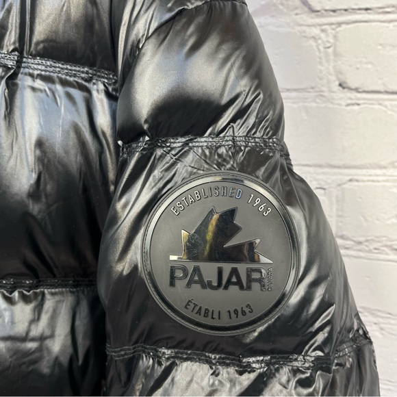 NWT Pajar Reversible 'Snow' Insulated Puffer Jacket Black Sz L - Picture 9 of 16